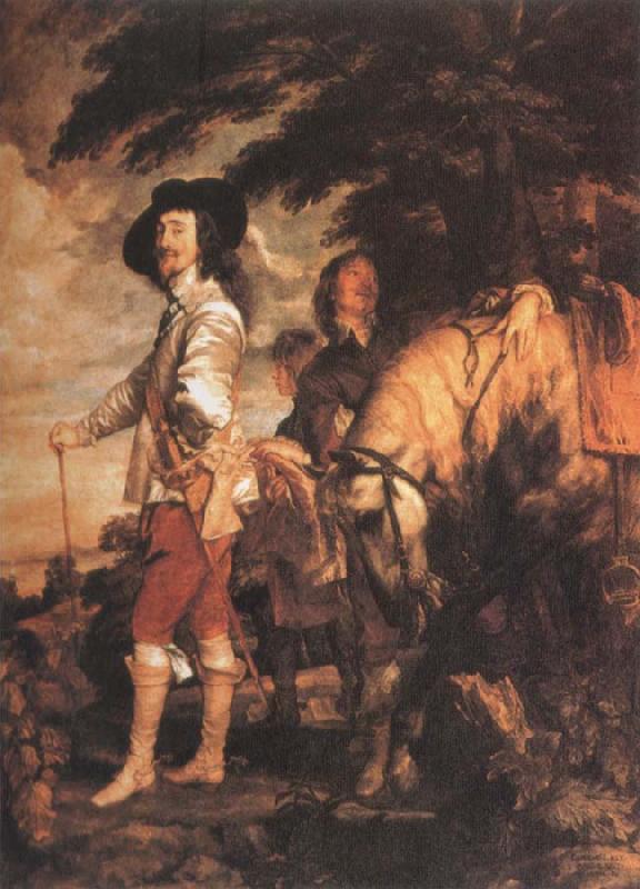 Anthony Van Dyck King of England at the Hunt Germany oil painting art